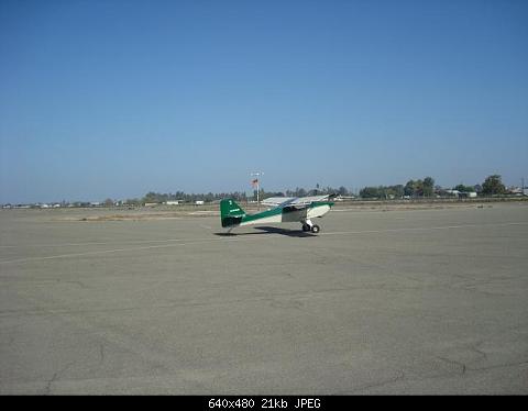 Photos of 1st flight, Hanford, Ca. airport