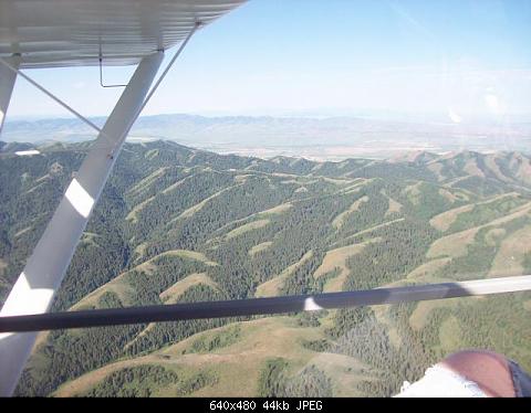 Mountains over Malad Idaho