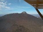 Flew by Pilot Mountain in north central North Carolina, Stokes County, I think, this afternoon. Feb. 7, 2015.