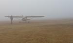 Waiting for fog to clear for a 300 mile flight. It was sunny just 200meters from my runway!
