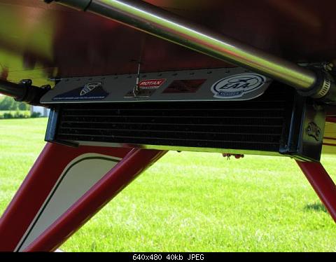 Radiator flap to keep temps up in the winter or on long descents.