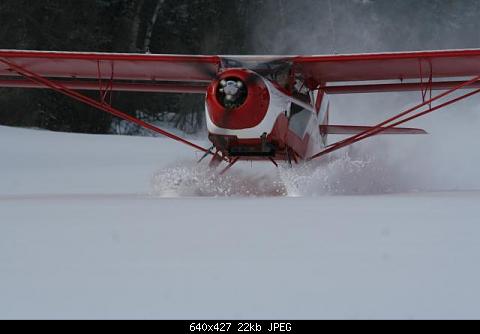 probably some of the best snow conditions I've ever flown in!