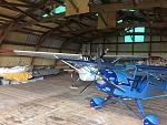 Home, for now, safely in a hangar at Apex Airpark, Silverdale, WA (8W5)