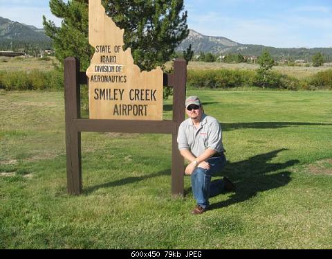 Several of us flew over to Smiley Creek from Homedale on Friday...What a way to start the 25th celebration!