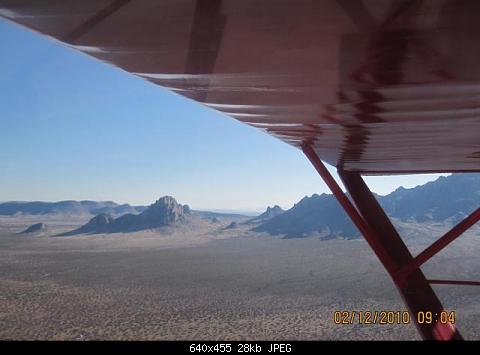 Florida Mountains (Organ Mountains in distance).  Happiness is being airborne by myself on a beautiful day like this!  2010