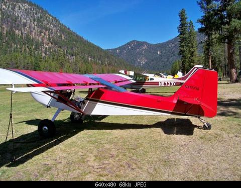 Kitfox SS completed in April 2008 by Mike & Kathy Custard. Powered by a modified Lycon Continental 0-200 with a composite Sensenich propeller.